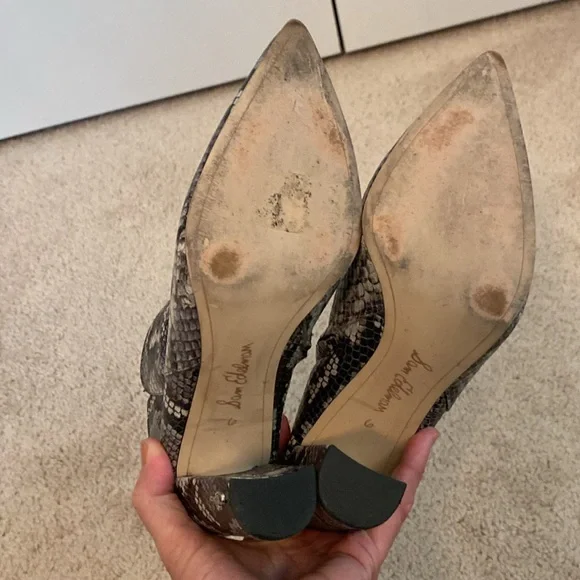 Sam Edelman Raelle Snakeskin Pattern Women’s‎ Booties Ankle Boots Size 6 - Picture 10 of 14